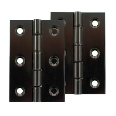 Atlantic 3 Inch Washered Hinges, Black Nickel - AWH3222BN (sold in pairs) BLACK NICKEL - 3" x 2" x 2.2mm