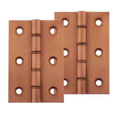 Atlantic 3 Inch Washered Hinges, Urban Satin Copper - AWH3222USC (sold in pairs) URBAN SATIN COPPER - 3" x 2" x 2.2mm