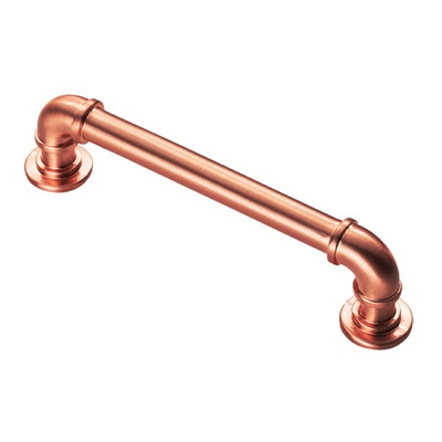 Carlisle Brass Fingertip Pipe Cabinet Pull Handles (128mm OR 320mm C/C), Satin Copper - FTD402BSCO SATIN COPPER - 320mm c/c