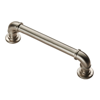 Carlisle Brass Fingertip Pipe Cabinet Pull Handles (128mm C/C), Satin Nickel - FTD402BSN SATIN NICKEL - 128mm C/C