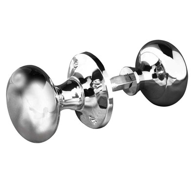 Frelan Hardware Mushroom Rim Door Knob, Polished Chrome - JV176APC (sold in pairs) POLISHED CHROME