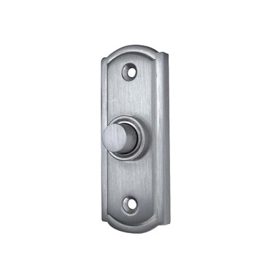 Frelan Hardware Sloan Bell Push, Satin Chrome - JV17SC SATIN CHROME