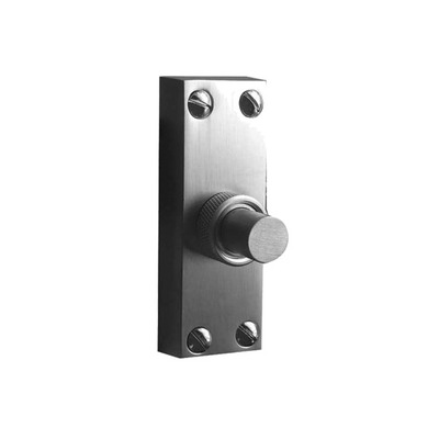 Frelan Hardware Bell Push, Satin Chrome - JV18SC SATIN CHROME