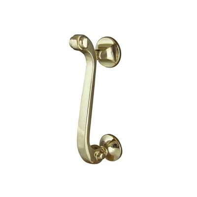 Frelan Hardware Scroll Door Knocker, Polished Brass - JV1PB POLISHED BRASS