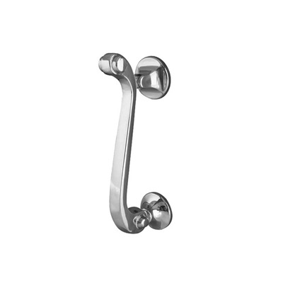 Frelan Hardware Scroll Door Knocker, Polished Chrome - JV1PC POLISHED CHROME