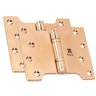 From The Anvil 5 Inch Parliament Hinges, Polished Bronze - 46523 (sold in pairs)  POLISHED BRONZE