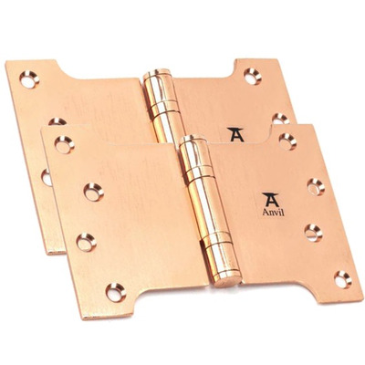 From The Anvil 6 Inch Parliament Hinges, Polished Bronze - 46524 (sold in pairs)  POLISHED BRONZE