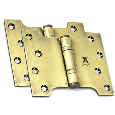 From The Anvil 5 Inch Parliament Hinges, Aged Brass - 49552 (sold in pairs)  AGED BRASS