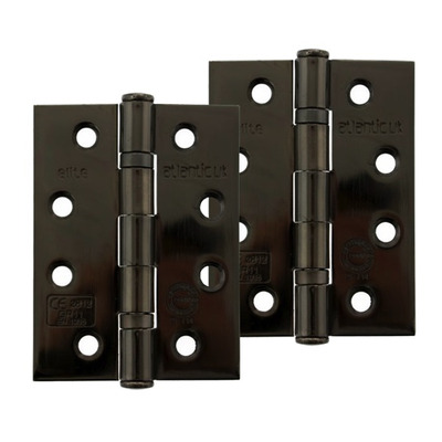 Atlantic 4 Inch Fire Rated Ball Bearing Hinges Grade 11, Black Nickel - AHG111433BN (sold in pairs) BLACK NICKEL