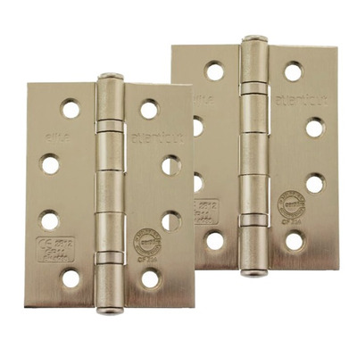 Atlantic 4 Inch Fire Rated Ball Bearing Hinges Grade 11, Satin Nickel - AHG111433SN (sold in pairs) SATIN NICKEL