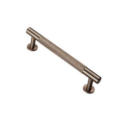 Carlisle Brass Fingertip Knurled Cupboard Pull Handles (128mm, 160mm, 224mm OR 320mm c/c), Satin Nickel - FTD700SN SATIN NICKEL - 160mm c/c