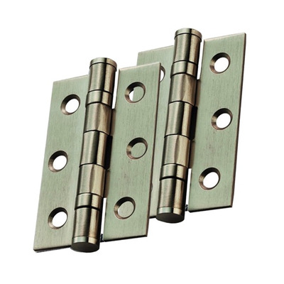 Eurospec 3 Inch Ball Bearing Hinges, Satin Nickel Plate - HIN1322SNP (sold in pairs) 3 INCH - SATIN NICKEL PLATE