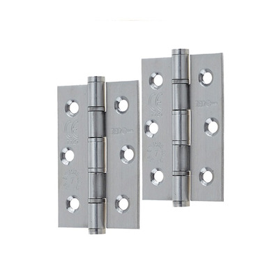Frelan Hardware 3 Inch Single Washered Hinges, Satin Stainless Steel - J9504SSS (sold in pairs) 3 INCH - SATIN (MATT) FINISH