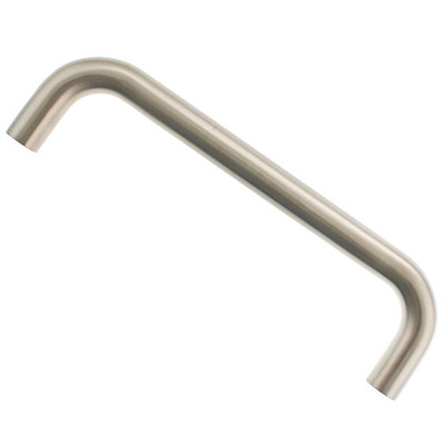Atlantic Hardware Stainless Steel Commercial 19mm Diameter D Pull Handle, Satin Stainless Steel - APH15019SSS SATIN STAINLESS STEEL - 600mm x 19mm