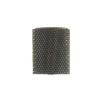 Atlantic Millhouse Brass Watson Cylinder Knurled Cabinet Knob On Concealed Fix, Urban Dark Bronze - MHCK1820UDB URBAN DARK BRONZE