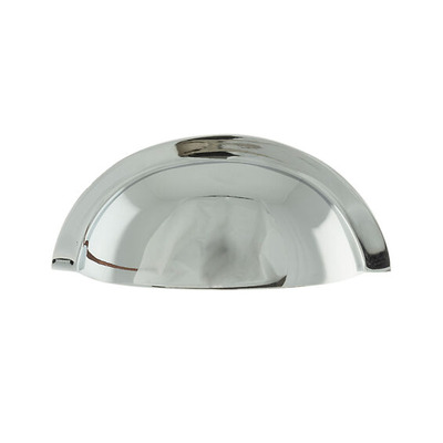 Atlantic Old English Winchester Solid Brass Cabinet Cup Pull On Concealed Fix (104mm Width), Polished Chrome - OEC1176PC POLISHED CHROME