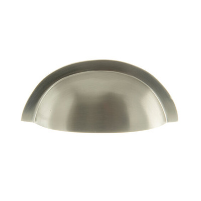 Atlantic Old English Winchester Solid Brass Cabinet Cup Pull On Concealed Fix (104mm Width), Satin Nickel - OEC1176SN SATIN NICKEL