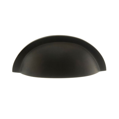 Atlantic Old English Winchester Solid Brass Cabinet Cup Pull On Concealed Fix (104mm Width), Urban Dark Bronze - OEC1176UDB URBAN DARK BRONZE