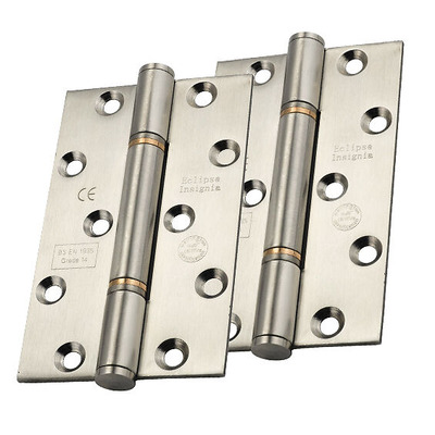 Eclipse Insignia Trust 5 Inch Self Lubricating Hinge, Satin Stainless Steel - 14107SSS (sold in pairs) 5 INCH - SATIN STAINLESS STEEL