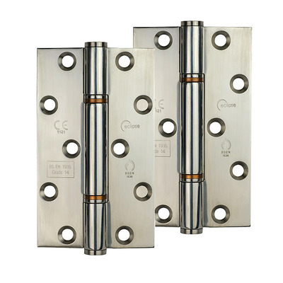 Eclipse Insignia Trust 5 Inch Self Lubricating Hinge, Polished Stainless Steel - 14108PSS (sold in pairs) 5 INCH - POLISHED STAINLESS STEEL