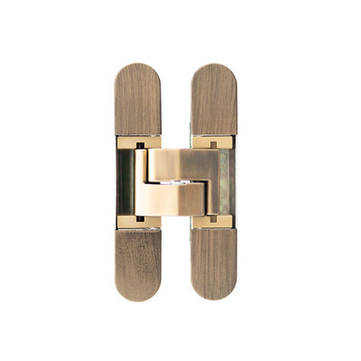 Atlantic UK AGB Eclipse Fire Rated Adjustable Concealed Hinge, Matt Antique Brass - AGBH32MAB MATT ANTIQUE BRASS