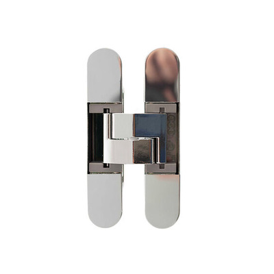 Atlantic UK AGB Eclipse Fire Rated Adjustable Concealed Hinge, Polished Nickel - AGBH32PN POLISHED NICKEL