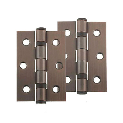 Frelan Hardware 3 Inch Grade 7 Ball Bearing Hinges, Antique Brass - J9502AB (sold in pairs) 3 INCH - ANTIQUE BRASS