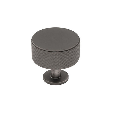 Carlisle Brass Fingertip Knurled Radio Cupboard Knob, Anthracite - FTD703ANT ANTHRACITE