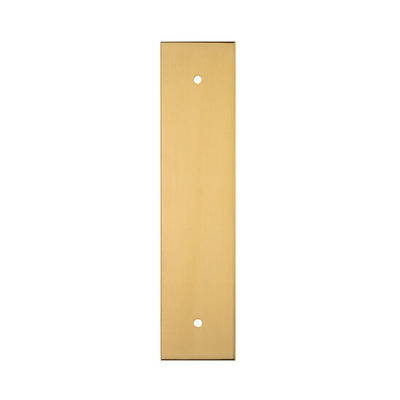 Carlisle Brass Harmonise Cupboard Pull Backplate (128mm OR 160mm C/C), Satin Brass - BP168SB SATIN BRASS - 128mm c/c