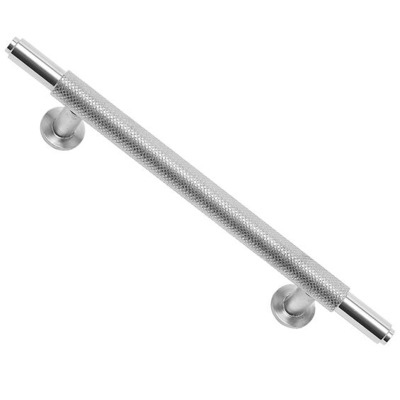 Access Hardware Knurled T-Bar Cabinet Handle (96mm, 128mm OR 192mm c/c), Satin Stainless Steel - P110601S SATIN STAINLESS STEEL - 128mm c/c