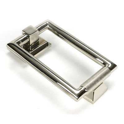 From The Anvil Brompton Door Knocker, Polished Nickel - 46646 POLISHED NICKEL