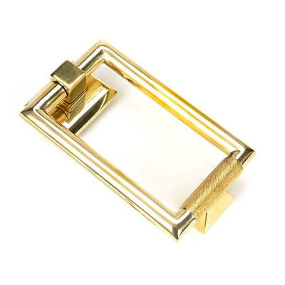 From The Anvil Brompton Door Knocker, Polished Brass - 50820 POLISHED BRASS