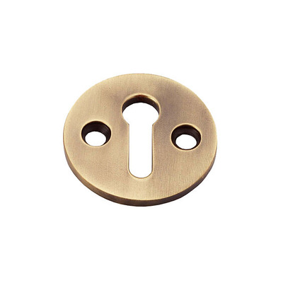 Alexander & Wilks Standard Profile Round Escutcheon, Antique Brass - AW380-AB ANTIQUE BRASS