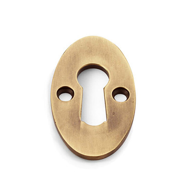 Alexander & Wilks Standard Profile Round Escutcheon, Antique Brass - AW383-AB ANTIQUE BRASS