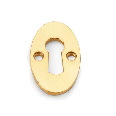 Alexander & Wilks Standard Profile Round Escutcheon, Unlacquered Brass - AW383-UB UNLACQUERED BRASS