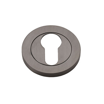 Alexander & Wilks Euro Profile Concealed Fix Escutcheon, Dark Bronze PVD - AW390DBZPVD DARK BRONZE PVD - EURO PROFILE (CYLINDER HOLE)