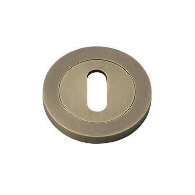 Alexander & Wilks Standard Profile Concealed Fix Escutcheon, Italian Brass - AW391IB ITALIAN BRASS - STANDARD PROFILE (KEY HOLE)