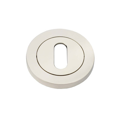 Alexander & Wilks Standard Profile Concealed Fix Escutcheon, Polished Nickel PVD - AW391PNPVD POLISHED NICKEL PVD - STANDARD PROFILE (KEY HOLE)