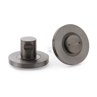 Alexander & Wilks Plain Bathroom Turn & Release, Dark Bronze PVD - AW791DBZPVD DARK BRONZE PVD