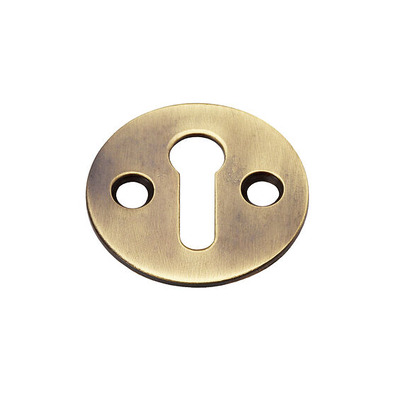 Alexander & Wilks Standard Profile Victorian Escutcheon, Antique Brass - AW399ABZ ANTIQUE BRONZE