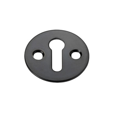 Alexander & Wilks Standard Profile Victorian Escutcheon, Black Powder Coated - AW399BLK BLACK POWDER COATED