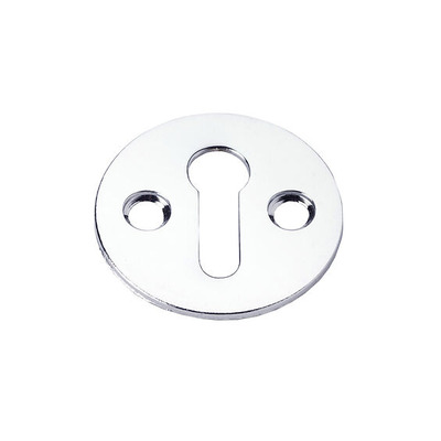 Alexander & Wilks Standard Profile Victorian Escutcheon, Polished Chrome - AW399PC POLISHED CHROME