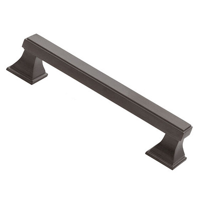 Alexander & Wilks Jesper Square Cupboard Pull Handle (128mm, 160mm OR 224mm c/c), Dark Bronze PVD - AW813-DBZPVD DARK BRONZE PVD - 160mm c/c