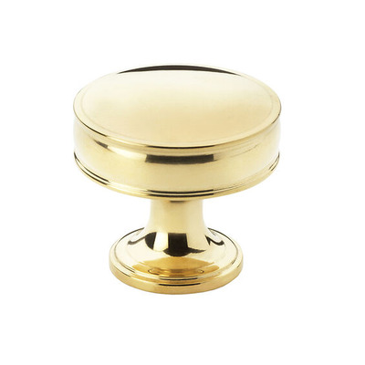 Alexander & Wilks Lynd Cupboard Knob (32mm OR 38mm), Unlacquered Brass - AW808-UB UNLAQUERED BRASS - 32mm