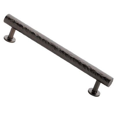 Alexander & Wilks Leila Hammered T-Bar Cupboard Pull Handle (160mm c/c), Dark Bronze - AW817-160-DBZ DARK BRONZE - 160mm c/c