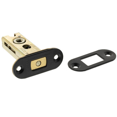 Atlantic Hardware 2.5 OR 3 Inch Bolt Through Tubular Radius Deadbolt, Matt Black - ADBRCE25MB 78mm (3 INCH) - MATT BLACK
