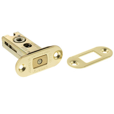 Atlantic Hardware 2.5 OR 3 Inch Bolt Through Tubular Radius Deadbolt, Polished Brass - ADBRCE25PB 78mm (3 INCH) - POLISHED BRASS