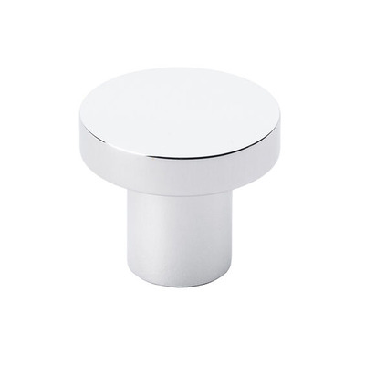 Alexander & Wilks Hanover Plain Cupboard Knob (30mm OR 38mm), Polished Chrome - AW821-30-PC POLISHED CHROME - 38mm