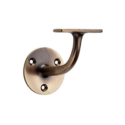 Alexander & Wilks Architectural Handrail Bracket, Antique Brass - AW750AB ANTIQUE BRASS