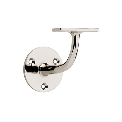 Alexander & Wilks Architectural Handrail Bracket, Polished Nickel - AW750PN POLISHED NICKEL